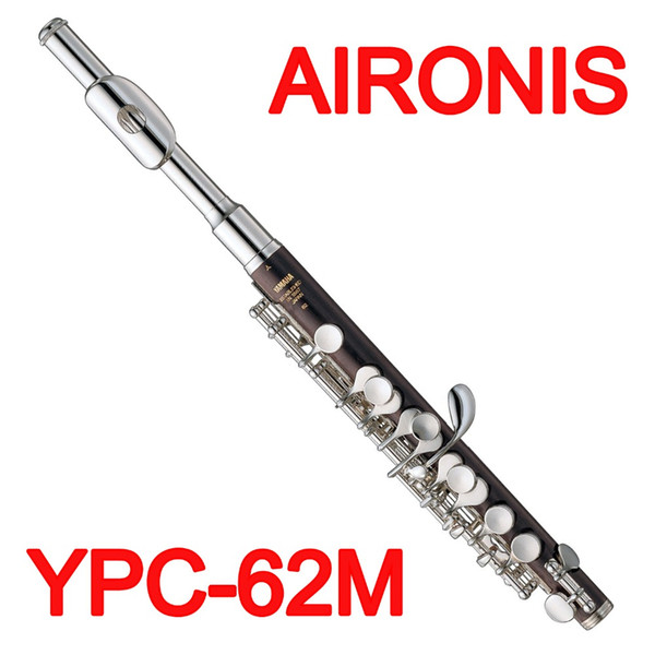 AIRONIS Japan Professional Piccolo YPC-62M Nickel Silver Plated ABS Resin C Tone Closed Hole Metal Head Piccolo Precise Keys