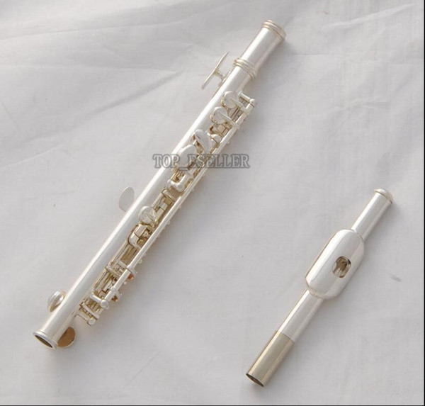 New Silver Plated C Key Piccolo Flute With Case