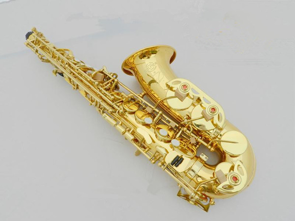 France 54 Alto Saxophone R54 Sax Bb Falling B Gold Plated Saxpohone with Mouthpiece Alto Popular Musical Instruments