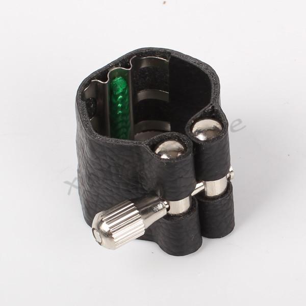 Leather w/Reed Ligature for Eb Saxophone Mouthpiece