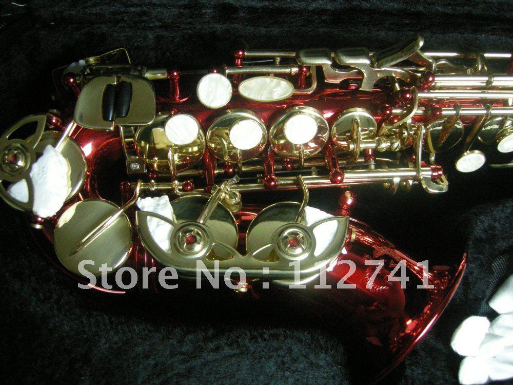 new custom XG Red Soprano Saxophone factory in China free shipping