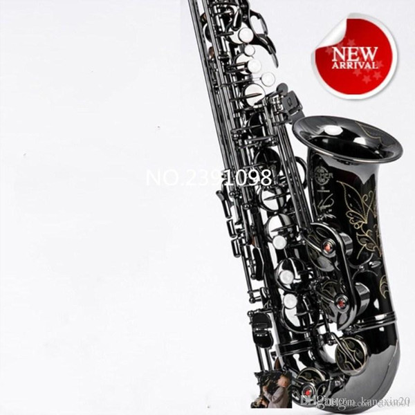 High Quality France Henri Selmer 54 E flat Alto saxophone musical instruments Super played professional grade Black Nickel Gold Accessories