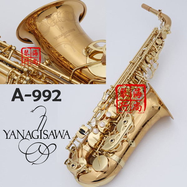 Japan Alto Saxophone YANAGISAWA A-992 WO20 Eb saxofone phosphor bronze copper sax Professional performance musical instruments