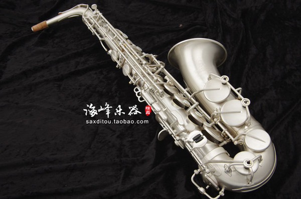 German EPPELSHEIM Series VIII8 Series Alto Saxophone Eb tone Sax Silver Plated Drawing Professional Music Instruments