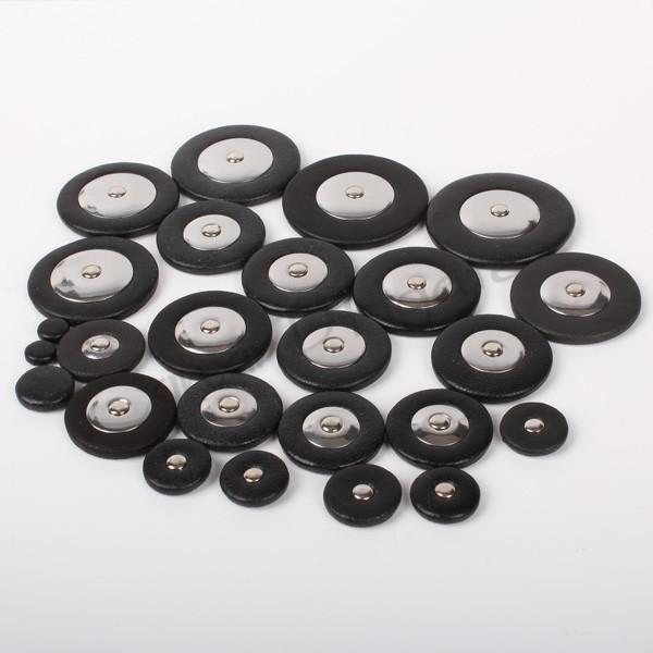 25PCS Sax Leather Pads For Tenor Saxophone Black