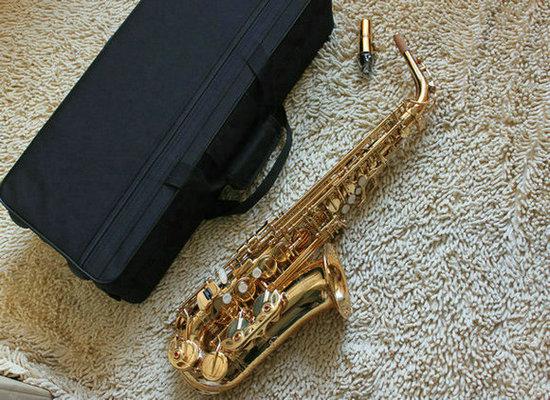 On sale Any LOGO Random Gold Alto Saxophone Very beautiful woodwind Sax