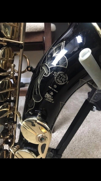 SELMER 80 Super Action SERIE II Tenor Bb Saxophone B-flat Brass Black Nickel Gold High Quality 802 Sax Music Instrument With Case Mouthpiece