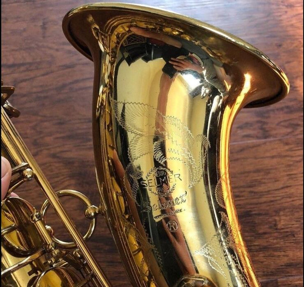 New 95% Copy Selmer Mark VI Tenor Saxophone Gold Lacquer Brass Instruments AMAZING ORIGINAL LACQUER!! with case, mouthpiece