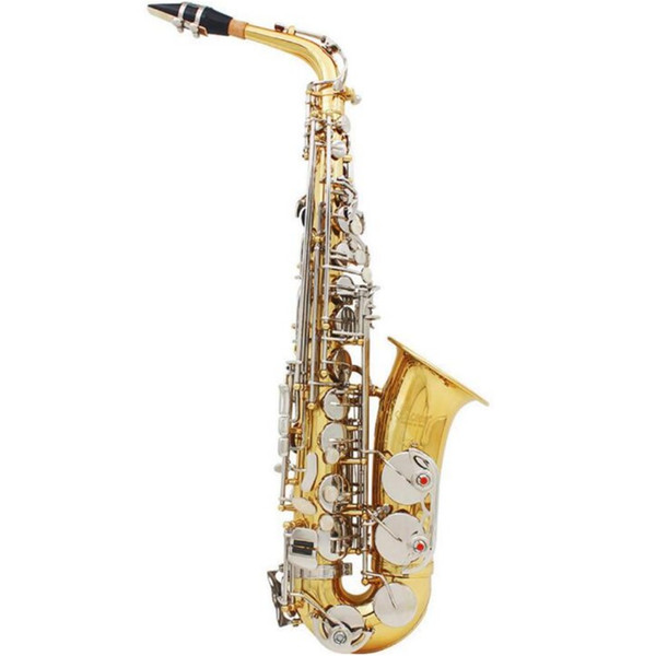 Golden silver key white shell Alto Sax professional playing E