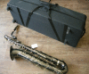 Black Nickel Baritone Saxophone with case Woodwind Free shipping