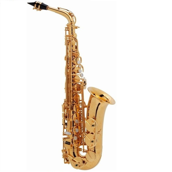 High Quality France Henri SAS-802 New Golden Saxophone E Flat Alto Saxophone Super Playing Musical Instruments Mouthpiece Gift