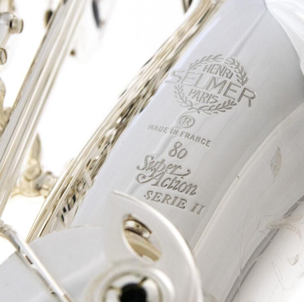 Brand New Silver Plated SELMER 802 Alto Saxophone 80 II Jubilee model 52 - SHIPS FREE WORLDWIDE