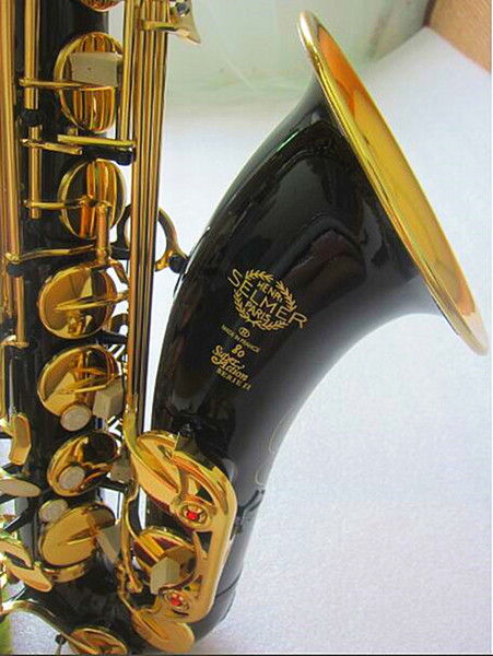 Saxophone Tenor 2019 Hot selling High-grade selmer LOGO STS-802 Bb Tenor Sax Black saxophone Golden Perfect quality Free shipping Saxofone