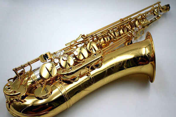 YANAGISAWA 9930 Bb Tenor Saxophone Gold And Silver Plated Brass Brand Quality Sax With Case Mouthpiece Free Shipping