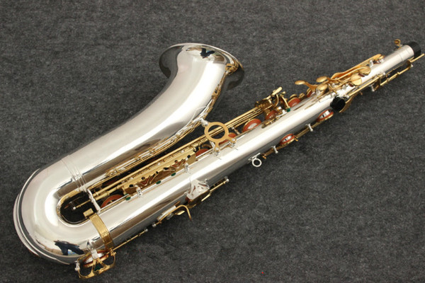 New Tenor Saxophone yanagisawa T-9930 Musical Instruments Bb Tone Nickel Silver Plated Tube Gold Key Sax With Case Mouthpiece