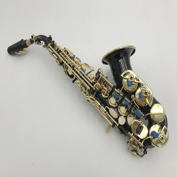 2018 Black Color Delicate Carved Alto Saxophone Drop Shipping