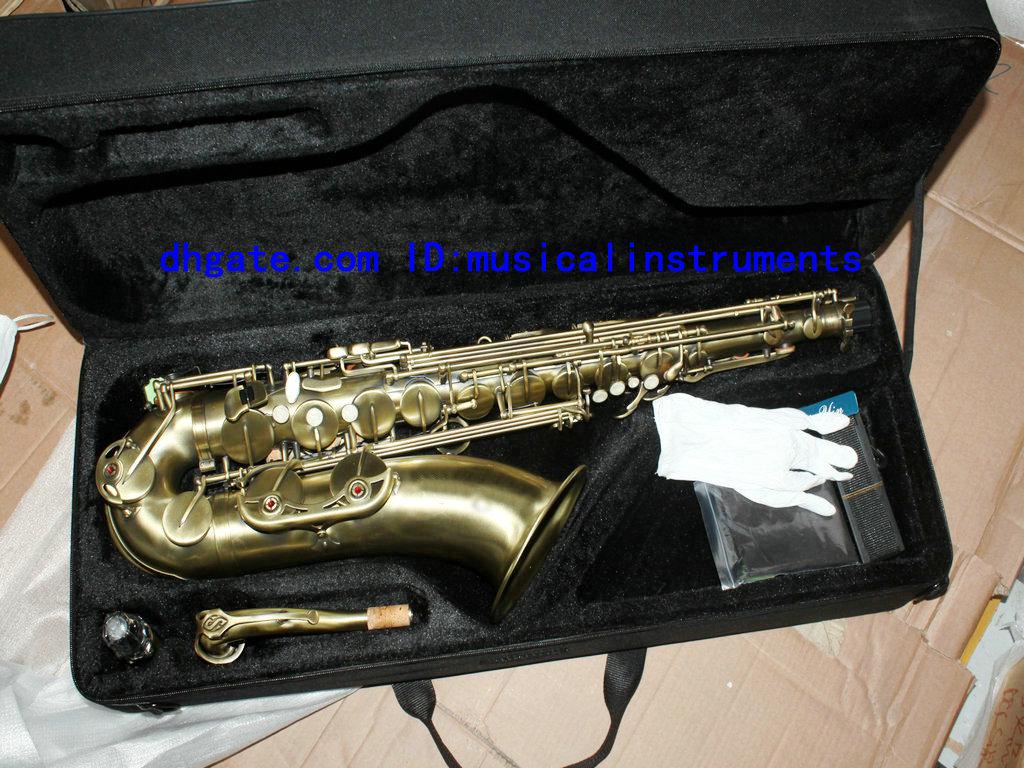 NEW Bronze 54 Tenor Saxophone Perfect Bronze Tenor Saxophone with case Free shipping