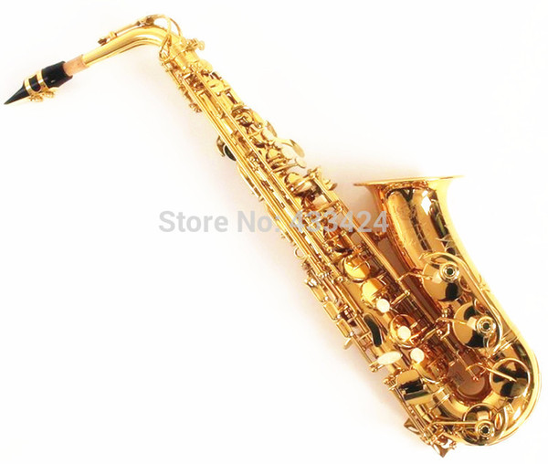 French Selmer 54 E Flat Alto Saxophone Top Musical Instrument Saxe Plated Gold Process Sax Salma