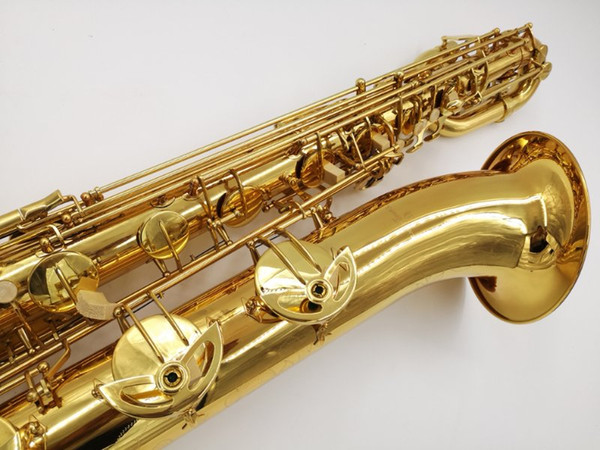 New Arrival YANAGISAWA B-901 Baritone Saxophone Brass Tube Gold Lacquer Surface Sax Brand Instruments With Mouthpiece Free Shipping