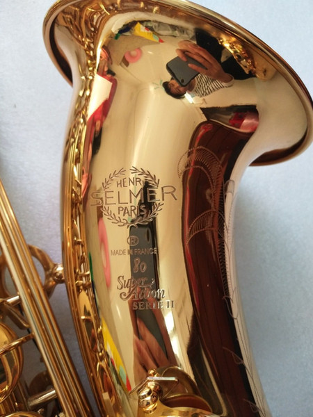 France Selmer 802 Saxophone Tenor saxophone B Flat tube High-grade paint gold quality assurance Free shipping