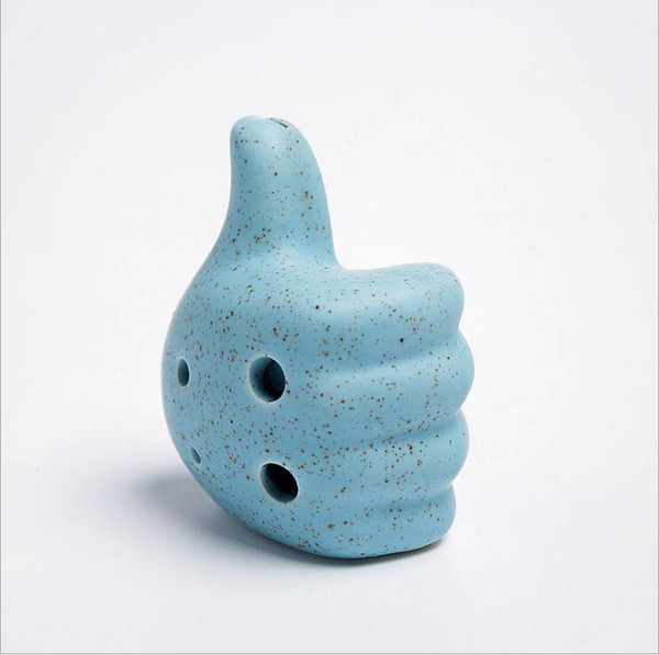 Crafts Ocarina 6-hole cartoon Ocarina Mannequins Alto C tunes beginners crafts Ocarina