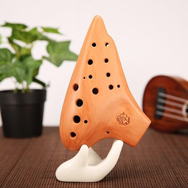 16 Hole Multi Chamber Ocarina Terracotta Alto C Double Ocarina freeshipping