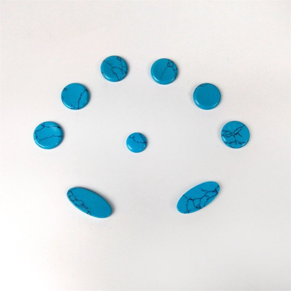 High quality Saxophone Finger Button Natural Turquoise Sax Key Buttons Inlays Set of 9 Pieces