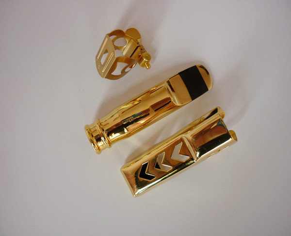 New 2019 Sax Selmer Sax Metal Mouthpiece Alto Tenor Soprano Saxophone Professional Saxophone Mouthpiece S90 Number 5 6 7 8 9 Gold Lacquer