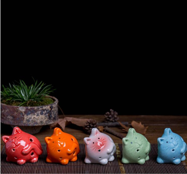 6-hole Ocarina Cute Cat Model Children's Toy National Instruments