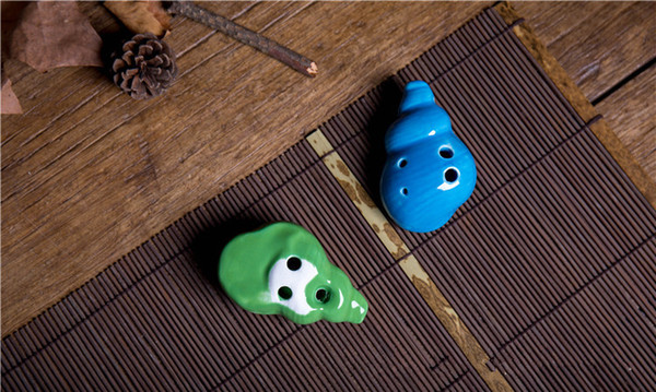 6 hole Ocarina wholesale animal cartoon cute snail modeling multiple colors optional children's musical instruments