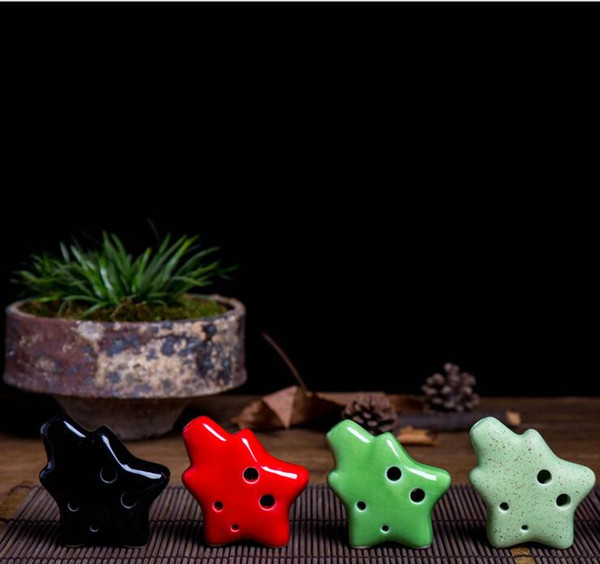 6 hole Christmas tree shape Ocarina wholesale 6 hole beginner