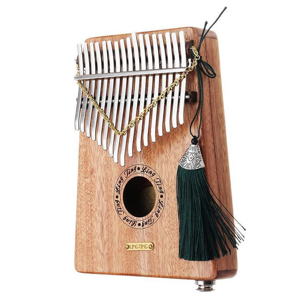 Pop2019 17 Keys Paorosa Wood Finger Mbira Kalimba Keyboard Thumb Pocket Creative gifts