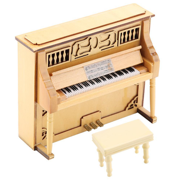 Wooden piano model decoration creative home gift decoration