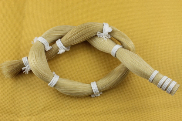 250 g Mongolian White Horse Tail Hair in bulk Violin Bow hair high quality