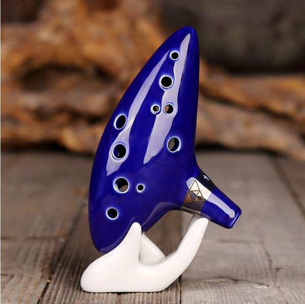 12 holes ocarina key C mediant give English teaching material