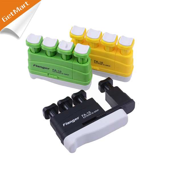 Portable FA-10 Flanger Extend-O-Grip Fingers Stretch Strengthen Grip Black/Green/Yellow 3 Colour and 3 Strength