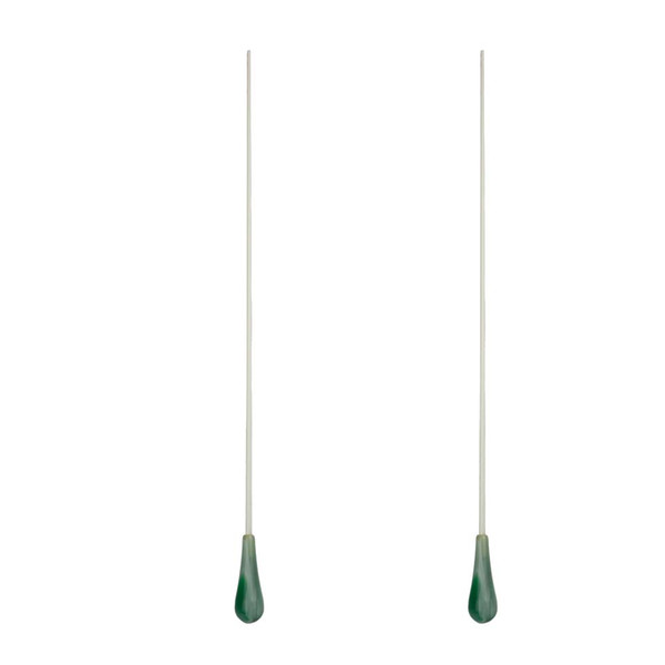 NAOMI 2PCS 37.5cm Music Conductor Band Music Concert Baton Rhythm Director Orchestra Conductor Baton Green