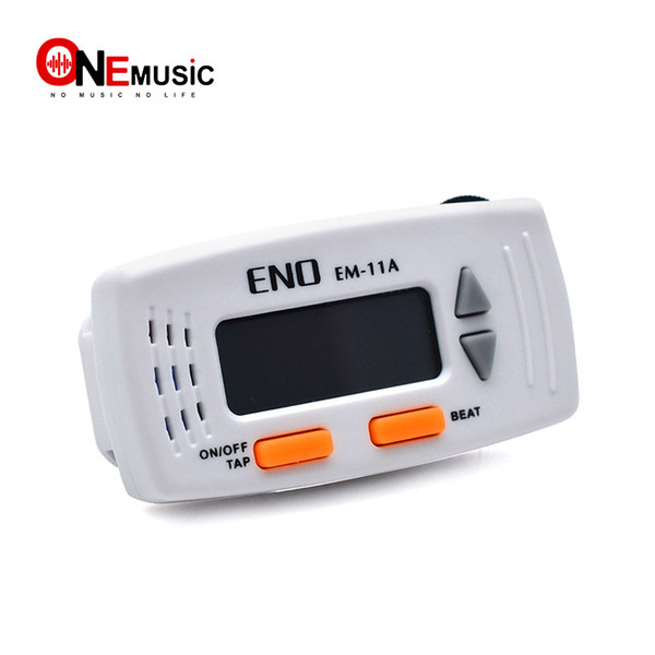 ENO EM-11 NEW Mini Clip Digital Metronome White Color