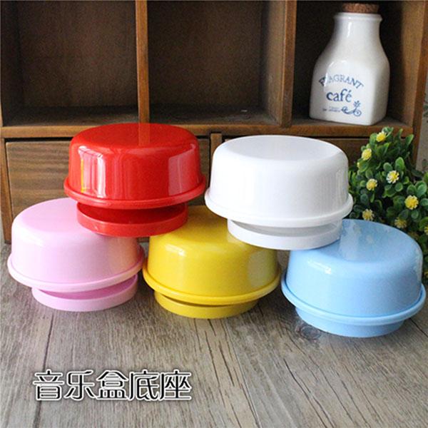 Clay music box base circular rotating wind-up music box DIY clay handmade clay Parts Factory Outlet