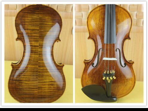 New PRO 4/4 Hand made full size Violin thicker edge larger inside powerful sound