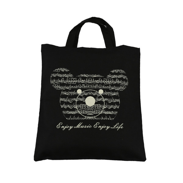 Music Element Bag- Pure Cotton Tote Bag -Shopping bags - High Density