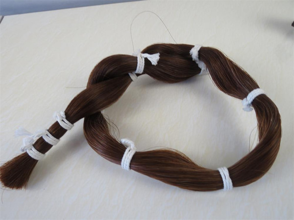 Erhu, Banhu, violin, Viola, cello bow white hair tail hair 50 grams black horse tail hair 103-105