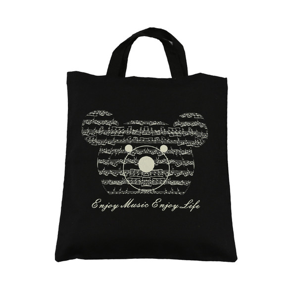 Music Element Bag- Pure Cotton Tote Bag -Shopping bags High Density