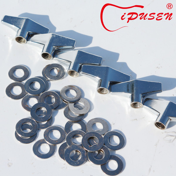 Ipuse cymbal fixing screw cap wiper mounting nut knob jazz drum drum cymbals frame parts gasket