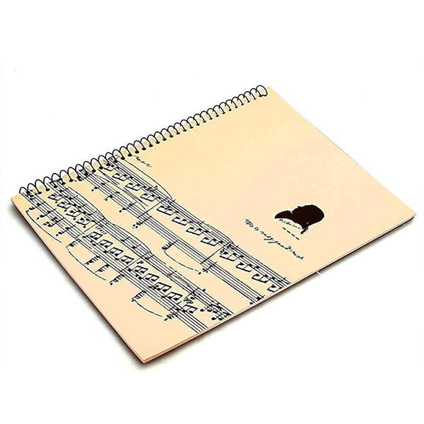 Beautiful Blank Sheet Music Manuscript Paper Musicians Notebook Composition Manuscript 50 Pages