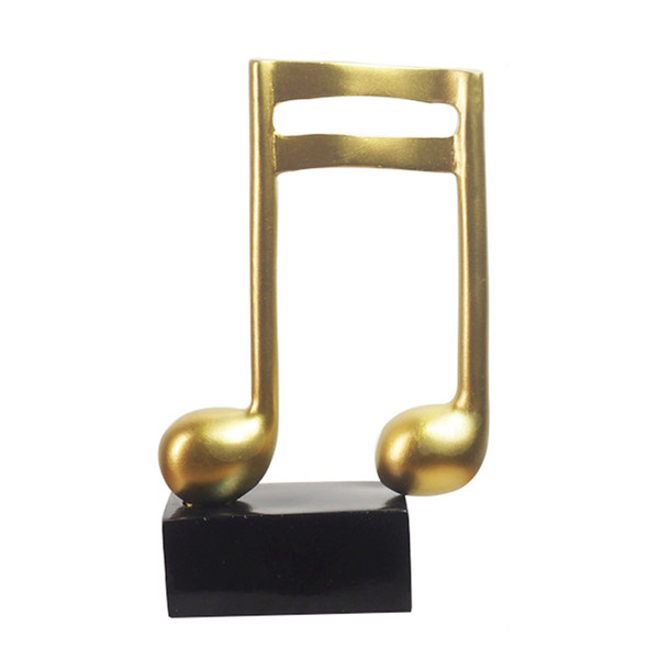 Music Ddecoration Ornament Literary Statue Music Notes Figurines Home Livingroom Bedroom Office Table Decoration