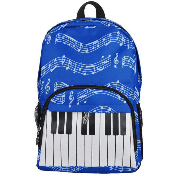 New Musical Notes Packpack For School Students Kids Adult Stylish Double Shoulder Bags Racksacks