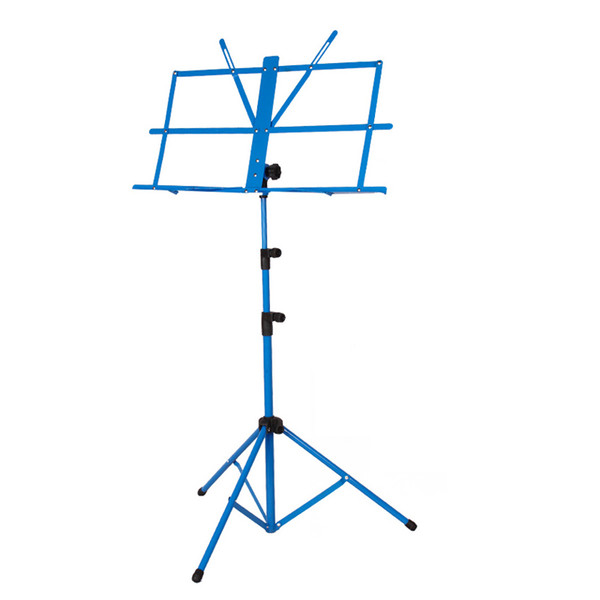 High Quality Enhanced Version Blue Adjustable Folding Music Stand Music Sheet Holder With Carrying Bag