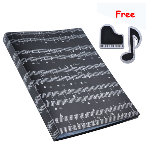 Music Sheet File Paper Documents Storage Folder Holder Plastic A4 Size 40 Pockets