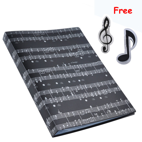 Music Sheet File Paper Documents Storage Folder Holder Plastic A4 Size 40 Pockets